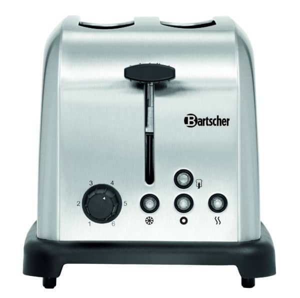 Bartscher Toaster 2 Schlitz aus Edelstahl Silber NEU – Bild 5