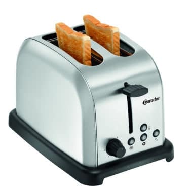 Bartscher Toaster 2 Schlitz aus Edelstahl Silber NEU