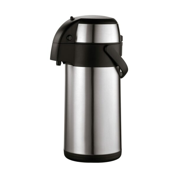 Axentia 5 Liter Thermoskanne Isolierkanne Thermo-Pumpkanne aus Edelstahl NEU