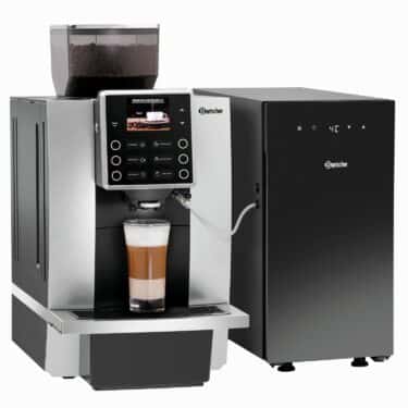 Bartscher Kaffeevollautomat KV1 Classic inkl. Milchkühlschrank Schwarz NEU
