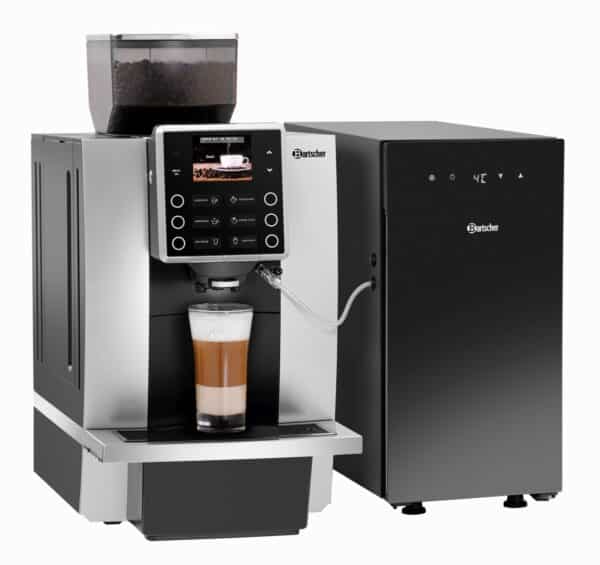 Bartscher Kaffeevollautomat KV1 Classic inkl. Milchkühlschrank Schwarz NEU