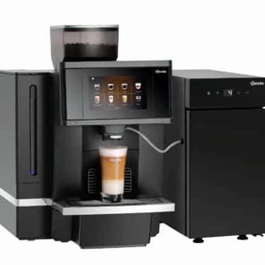 Bartscher Kaffeevollautomat KV1 Comfort inkl. Milchkühlschrank Schwarz NEU