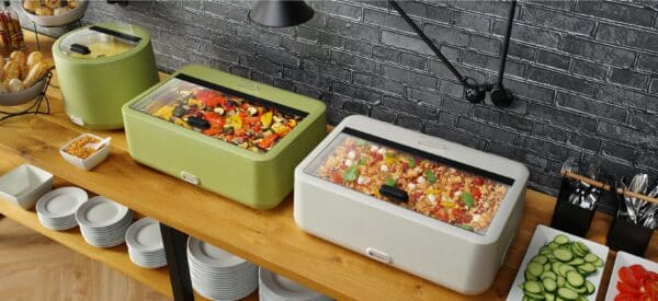 Hendi Chafing-Dish UNIQ Speisewärmer 1/1 GN Container Schwarz NEU – Bild 11