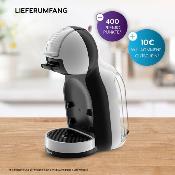 Dolce Gusto Kapsel-Kaffeemaschine Kapselmaschine Mini Me Grau Schwarz NEU – Bild 7