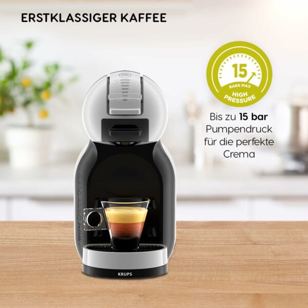 Dolce Gusto Kapsel-Kaffeemaschine Kapselmaschine Mini Me Grau Schwarz NEU – Bild 6