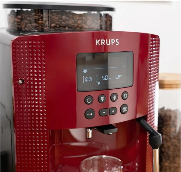 Krups Kaffeevollautomat Espressomaschine Kaffeemaschine Kaffeeautomat Rot NEU – Bild 5
