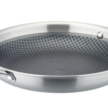 GSW Edelstahl Bratpfanne Servier-Pfanne Inoxxa Tri-Ply Ø 28 cm Silber NEU