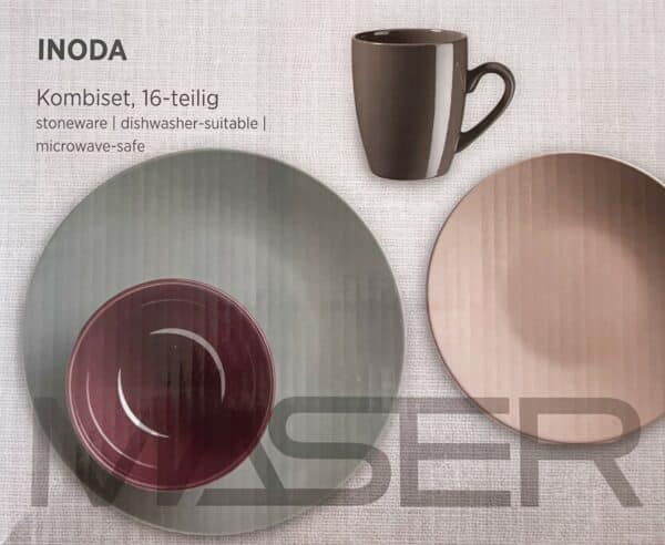 16-tlg. Mäser Tafelservice Kaffeeservice Kombiservice Kombi-Set Serie INODA NEU – Bild 4