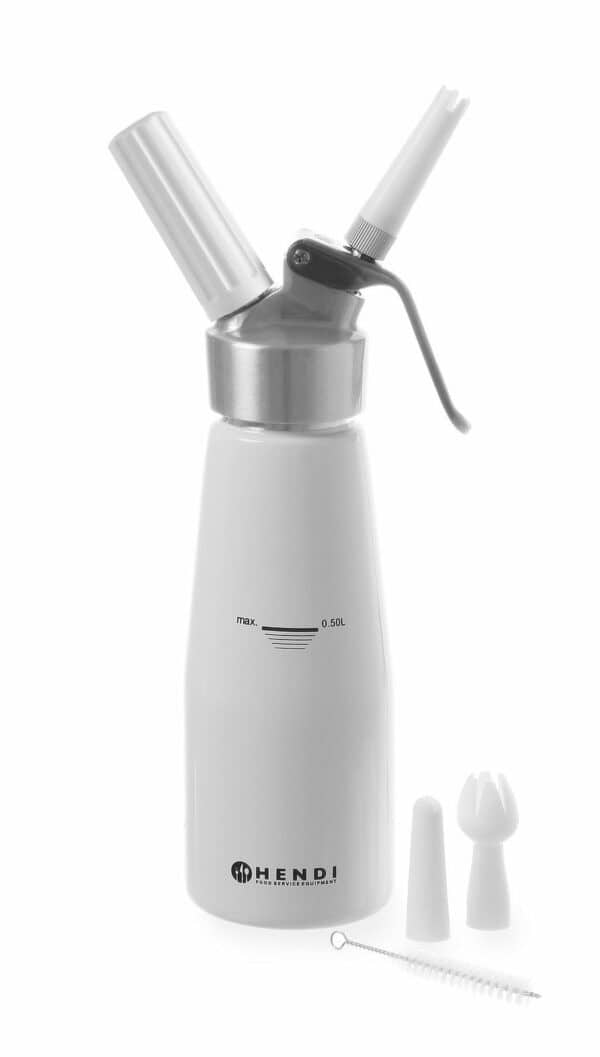 N2O Sahnespender Weiß 0,5 Liter Hendi Gastro Profi Kitchen Line NEU