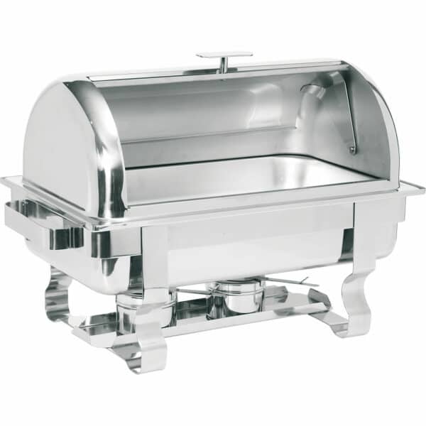 Hendi Speisewärmer Chafing-Dish Rolltop 1/1 GN Brennpaste Edelstahl NEU – Bild 3