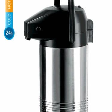 Emsa Isolier-Pumpkanne Kaffeekanne Isolierkanne Edelstahl 3 Liter President NEU
